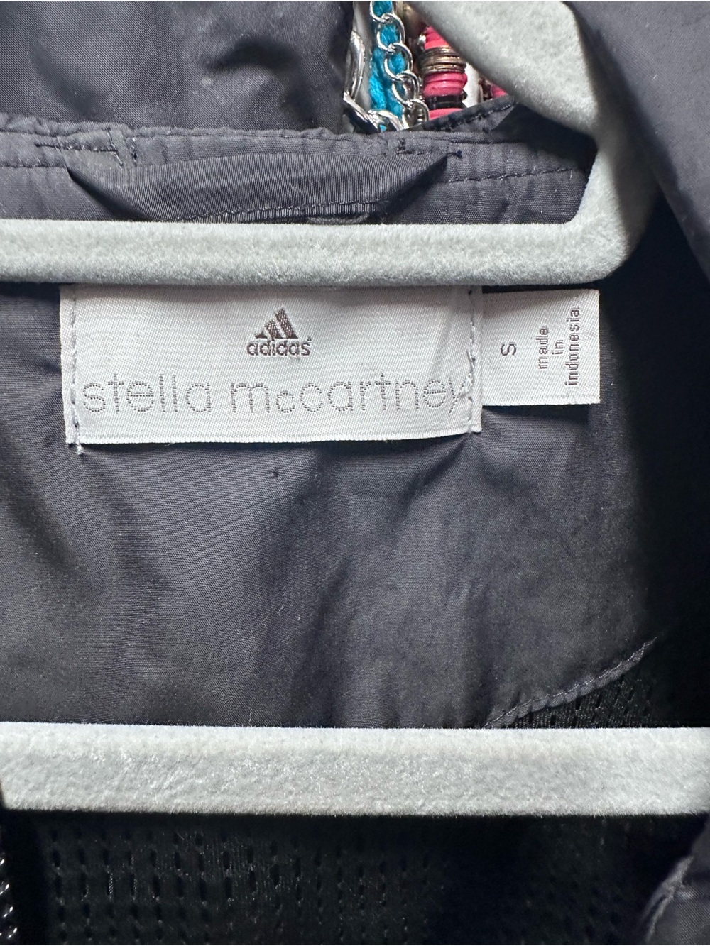 Adidas by Stella McCartney Black Jacket | Lightweight Zip | Size S - Picture 3 of 3